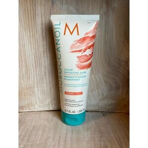 Moroccanoil Color Depositing Mask CORAL 6.7 Oz. NEW $30 RETAIL